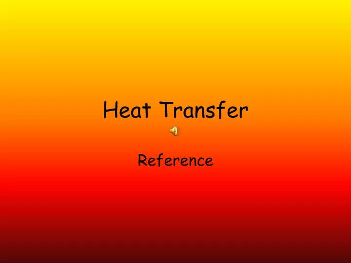 heat transfer