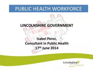 PUBLIC HEALTH WORKFORCE