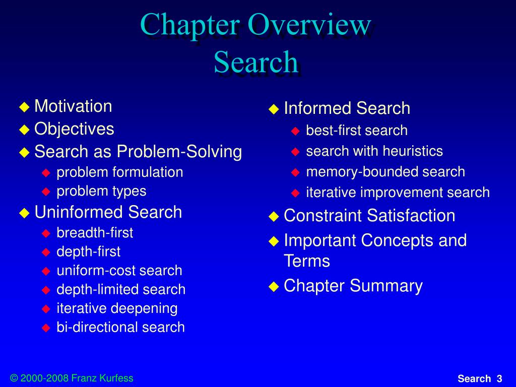 Powerpoint Chapter Overview PPT - Chapter Overview Search PowerPoint Presentation, free download ...
