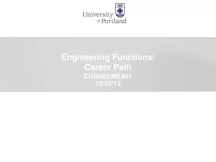 engineering functions career path