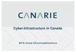 Cyber-Infrastructure in Canada