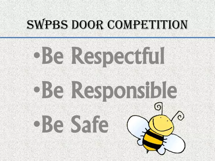 swpbs door competition