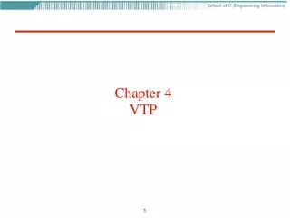 Chapter 4 VTP
