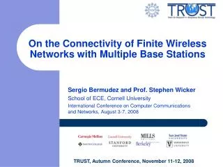 On the Connectivity of Finite Wireless Networks with Multiple Base Stations