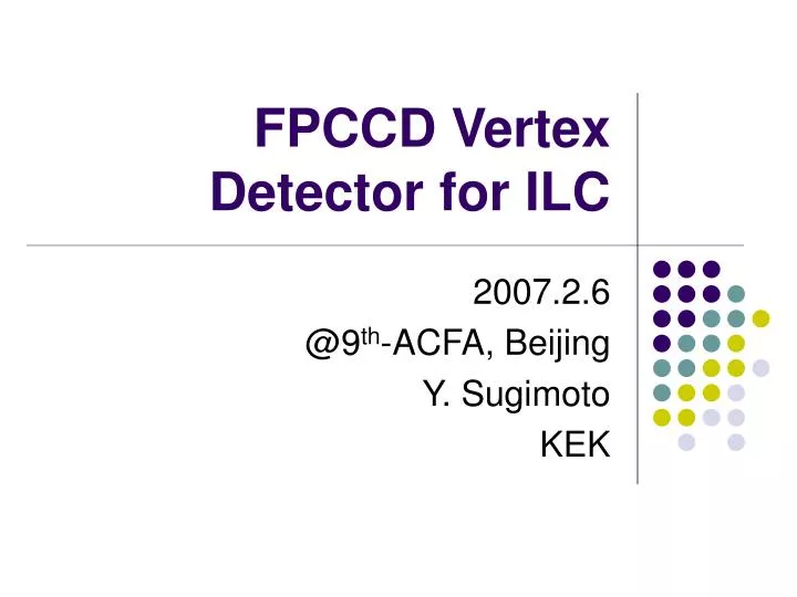 fpccd vertex detector for ilc