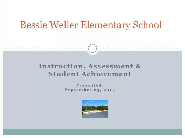 bessie weller elementary school