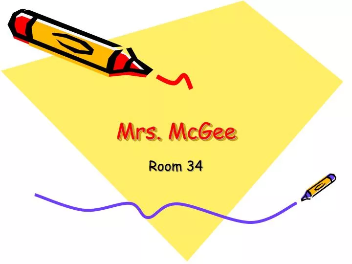 mrs mcgee