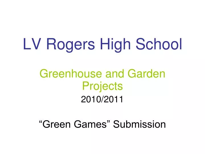 lv rogers high school