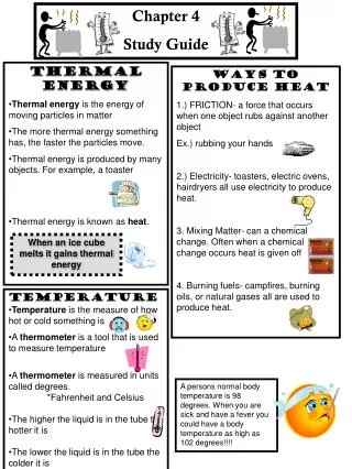 Chapter 4 Study Guide