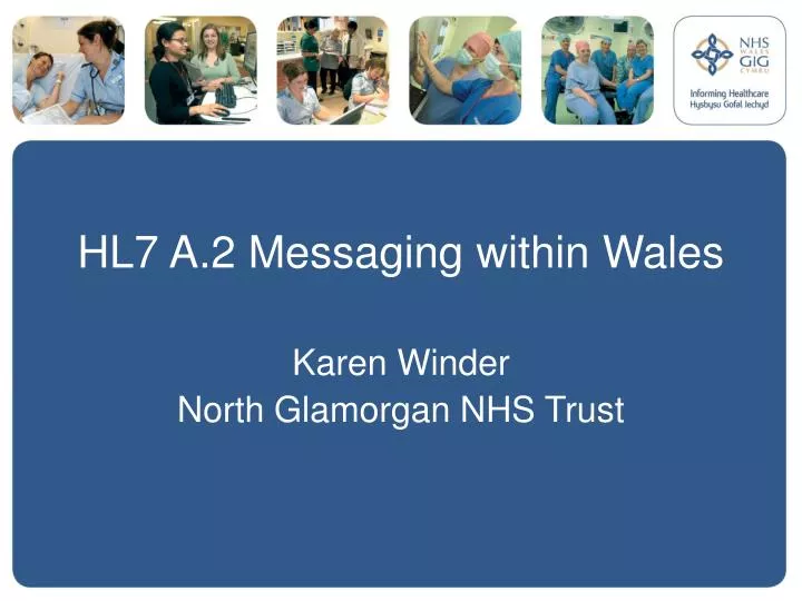 hl7 a 2 messaging within wales