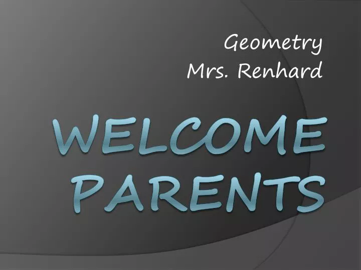 geometry mrs renhard