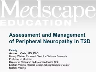 Assessment and Management of Peripheral Neuropathy in T2D