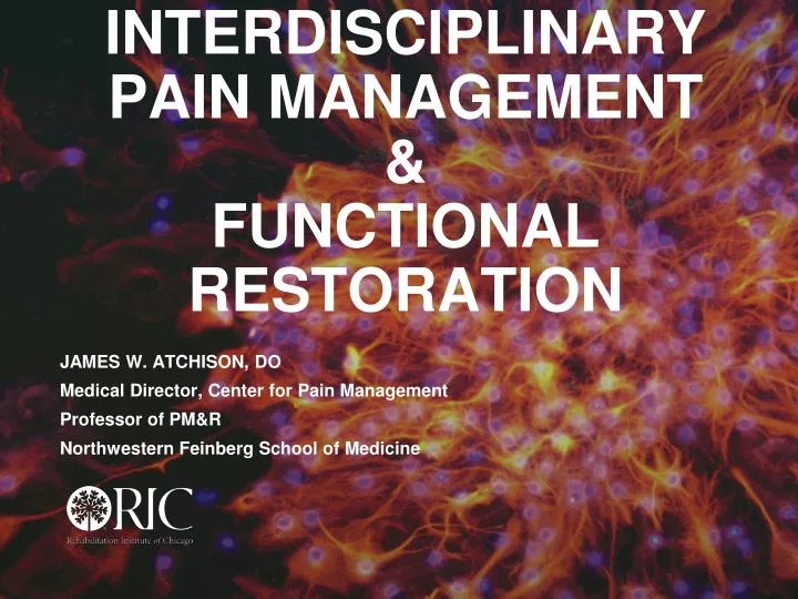 interdisciplinary pain management functional restoration