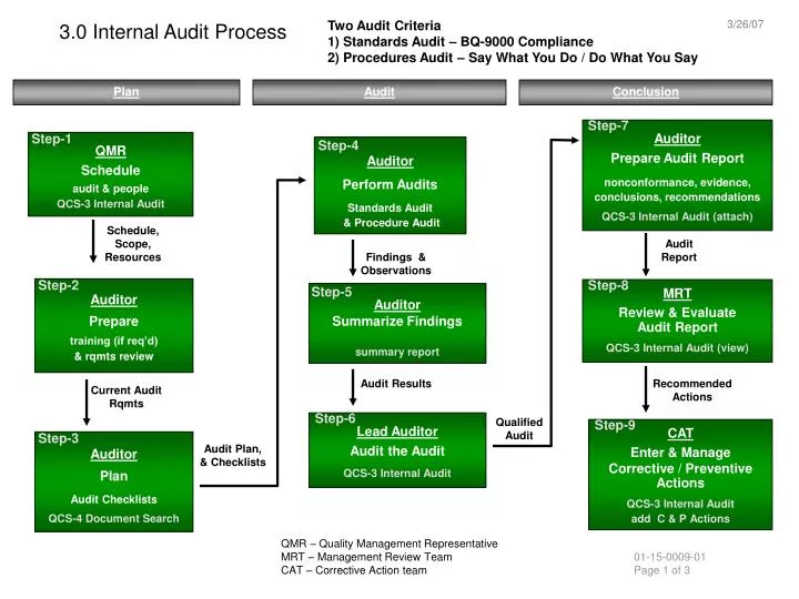 3 0 internal audit process
