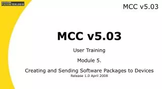 MCC v5.03
