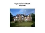 Vegetarian Society UK Parkdale - slide 1