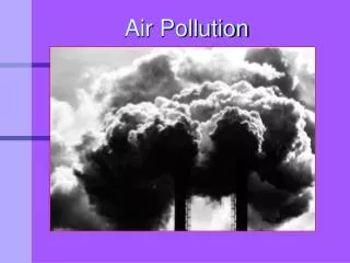 air pollution