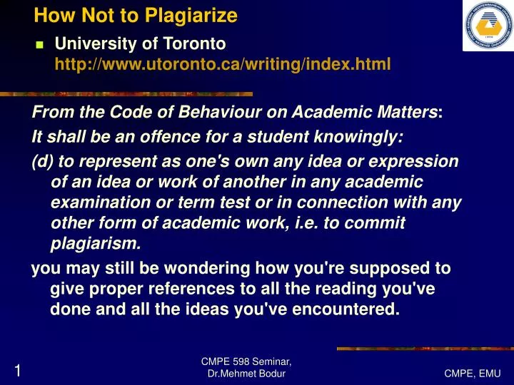 how not to plagiarize
