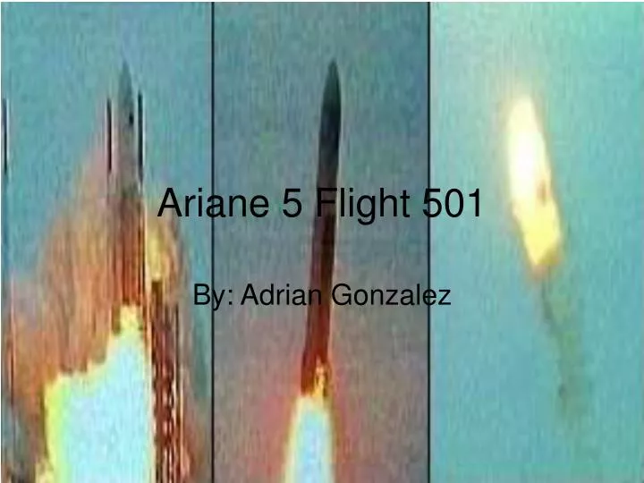 ariane 5 flight 501