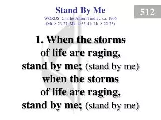 Stand By Me (Verse 1)