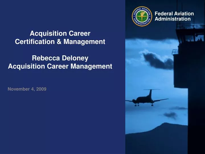 acquisition career certification management rebecca deloney acquisition career management