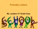 Friendly Letters - slide 1