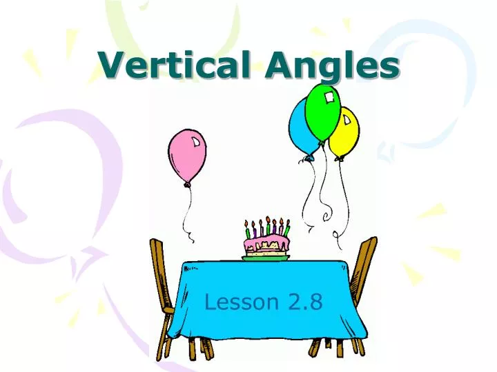 vertical angles