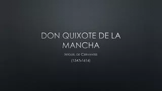 Don Quixote de la mancha