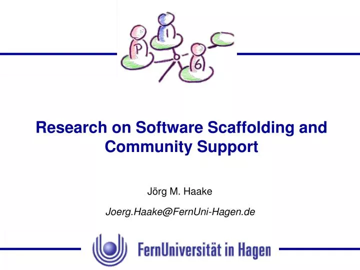 research on software scaffolding and community support