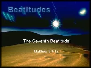 Beatitudes