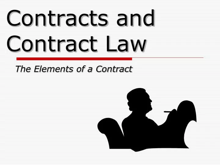 contracts and contract law