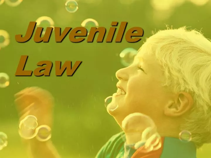 juvenile law