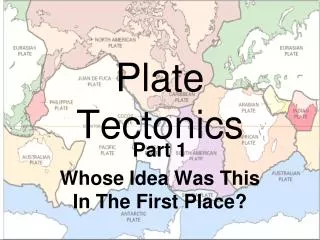 Plate Tectonics