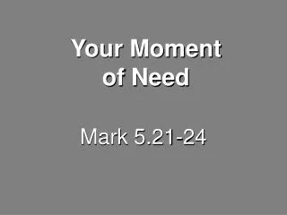 Mark 5.21-24