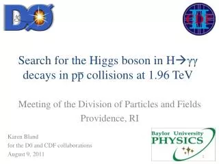 Search for the Higgs boson in H ? ?? decays in pp collisions at 1.96 TeV