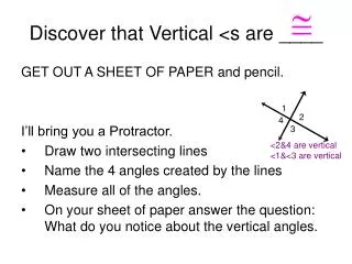 Discover that Vertical &lt;s are ____