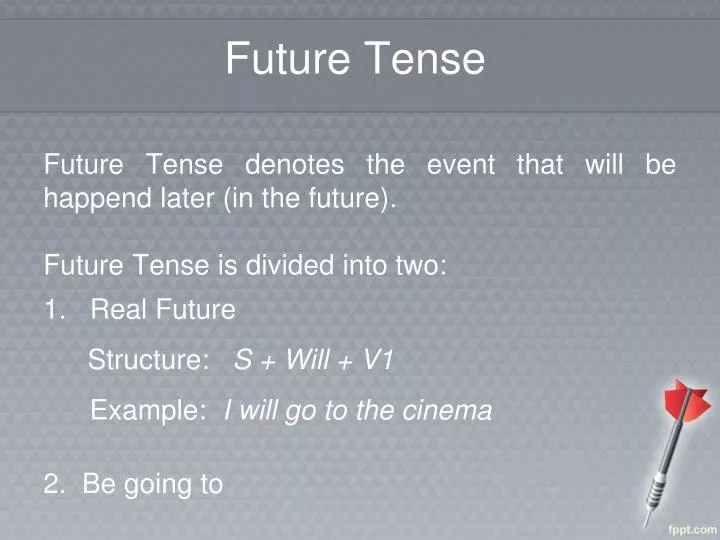 future tense