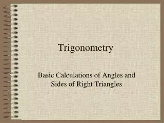 Trigonometry