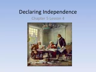 declaring independence