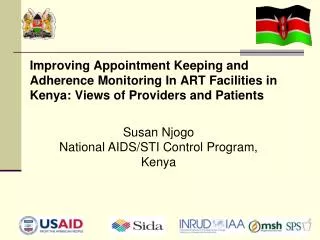 Susan Njogo National AIDS/STI Control Program, Kenya