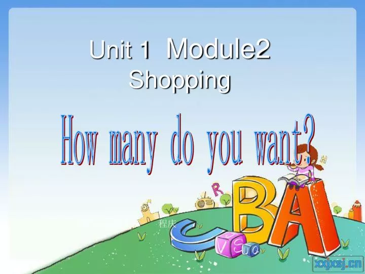 unit 1 module2 shopping