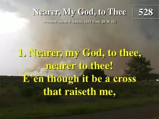 Nearer, My God, to Thee (Verse 1)