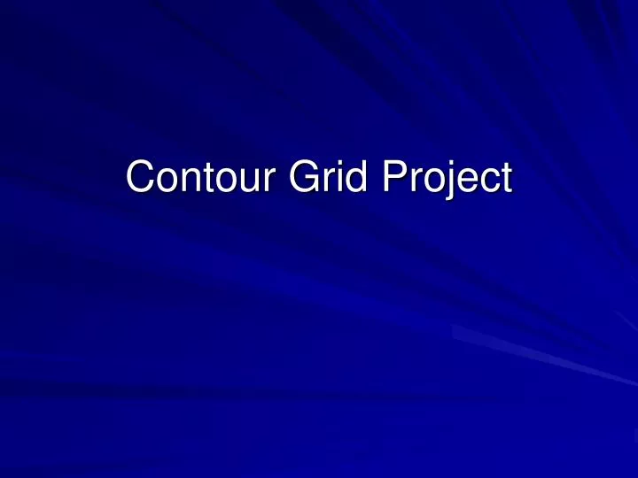 contour grid project