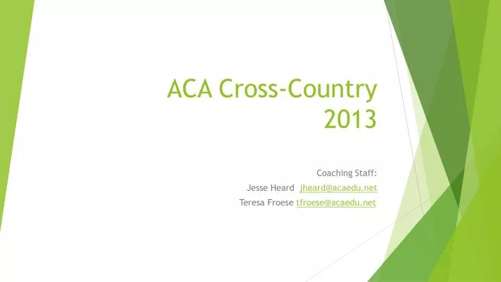 aca cross country 2013