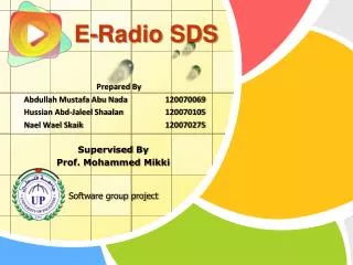 E-Radio SDS