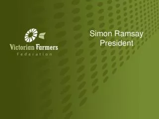 Simon Ramsay President