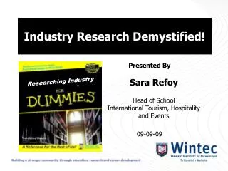 Industry Research Demystified!