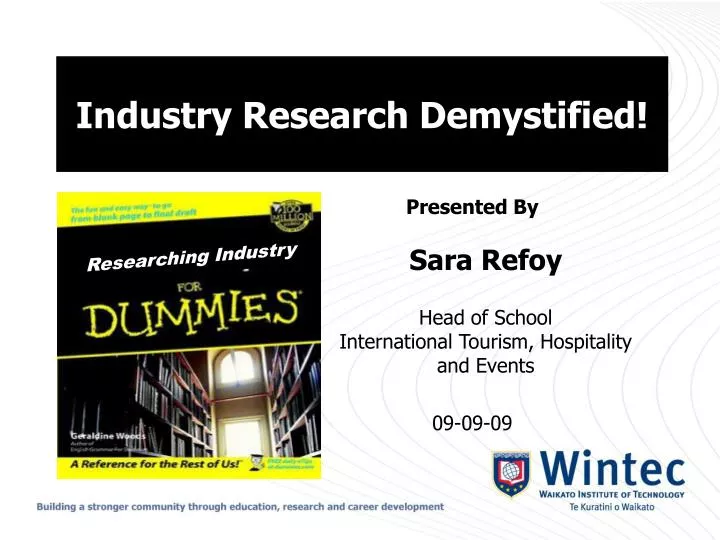 industry research demystified