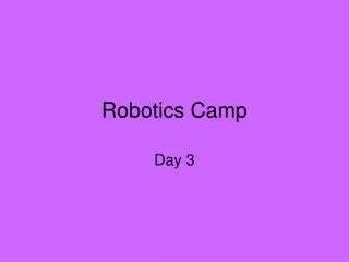 robotics camp