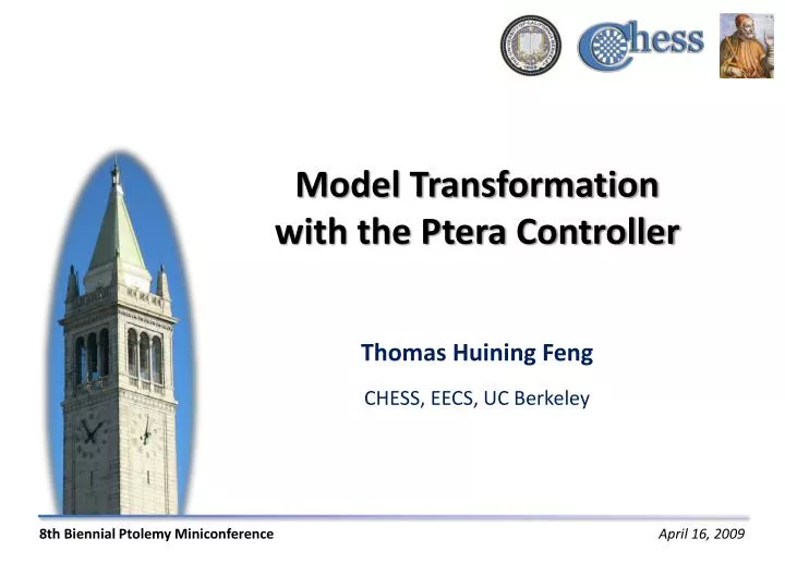 model transformation with the ptera controller